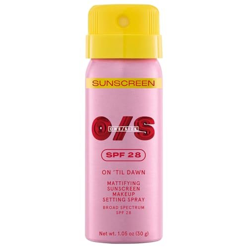 O/S P4trick St4rrr On 'Til Dawn Mattifying Sunscreen Makeup Setting Spray SPF 28 Matte finish - Mini size 1.05 oz/30 mL