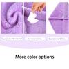 AGKXHDEC 1 Pack Single Layer Purple Microfiber Hair Drying Towel Wrap for Women, Hair Turbans Towel for Wet Hair,Turbie Twist Hair Towels (Purple Color - Single Layer) view 3