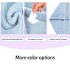 AGKXHDEC 1 Pack Single Layer Light Blue Microfiber Hair Drying Towel Wrap for Women, Hair Turbans Towel for Wet Hair,Turbie Twist Hair Towels (Light Blue Color - Single Layer) view 3