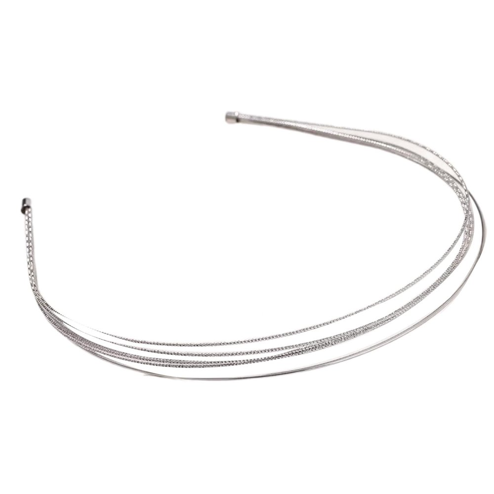 Luyismer Multilayer Design Hairband Metal Hair Hoop Lightweight Comfortable Headwear Daily Wear Fashion Styling Women Korean Minimalist Headwear
