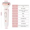 4 in 1 Electric Hair Remover for Women, Rechargeable Eyebrow Trimmer Arm Leg Face Shaver, Body Groomer view 3