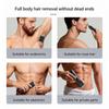 Portable Electric Ear Nose Hair Trimmer, Rechargeable Body Hair Shaver with Digital Display, Adjustable Speeds view 2