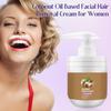 Facial Hair Removal Cream for Women, Coconut Oil Depilatory Cream for Upper Lip, Chin, Arms & Legs, Gentle Non-Irritating Hair Removal Cream, 3.53 oz (2PCS) view 2