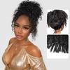 tunfine Burmese Curly Hidden Strap 360 HD Full Lace Front Wigs Human Hair Pre Plucked Invisi Drawstring 200 Density 360 Frontal Glueless Wigs Human Hair for Black Women 20 Inch view 1