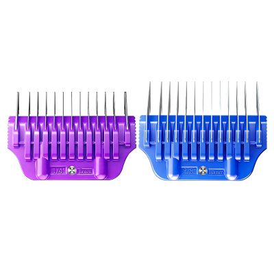 2-Pack 6mm 1/4in 10mm 3/8in Guide Combs for Hair Clippers