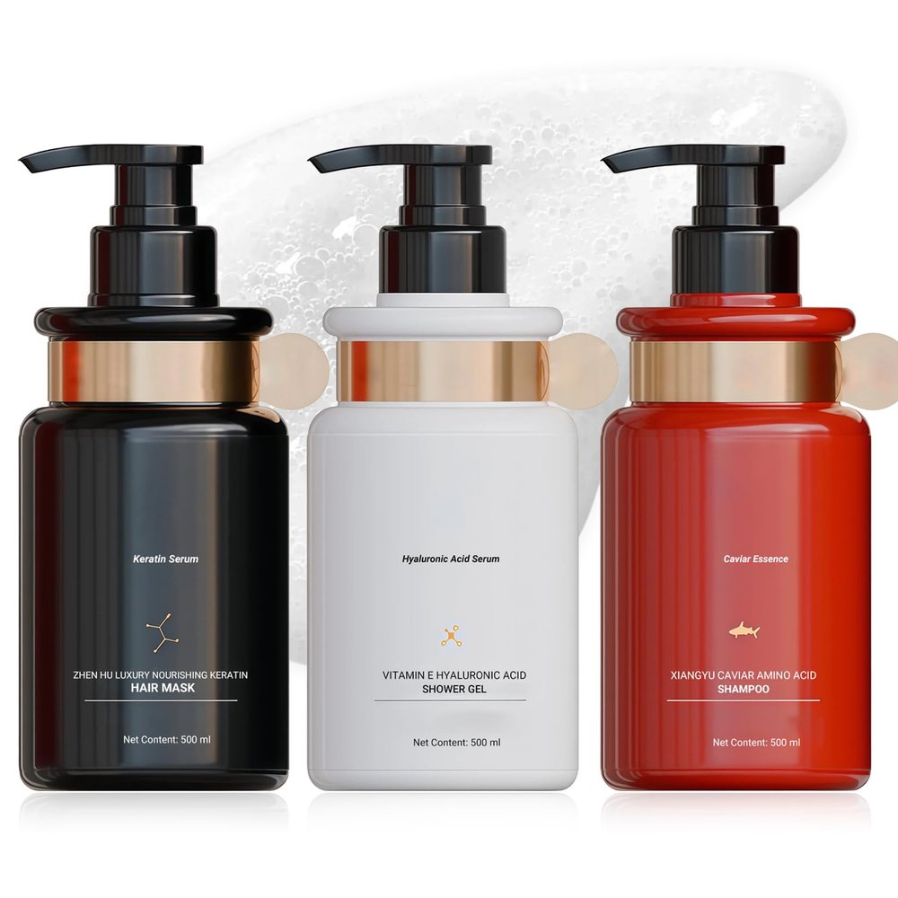 Shampoo and Conditioner,Body Wash&Hair Mask 3Pcs Gift Set for Women