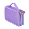 Piceioep Portable Manicure Tool Bag with Handle for Polish Storage Nails Polish Organizers Bag Nails Supplies Organizers view 3