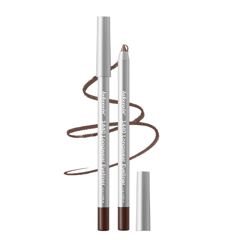 lakerain Eyeliner Pencil, Waterproof Smudge-Proof Long-Lasting Sharpenable Eye liner, High-Pigmented Creamy Smooth Formula for Waterline & Daily Makeup (03 KALAMATA MATTE)