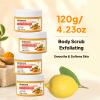 Amococo 6Packs Turmeric Lemon Body Scrub, Deep Cleansing Exfoliator with Armpit Detox & Moisturization, 4.23oz*6 view 4