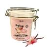 Shea Butter & Goat milk + Niacinamide Body pink Salt Scrub, Moisturizer & Exfoliator for Dry & Sensitive Skin, Paraben Free, 17 oz view 1