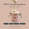 Shea Butter & Goat milk + Niacinamide Body pink Salt Scrub, Moisturizer & Exfoliator for Dry & Sensitive Skin, Paraben Free, 17 oz view 2