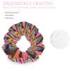 Otter Pizza Scrunchies with Chiffon,Hair Elastics Bands Ponytail Holder Hair Accessories Hair Ties view 4