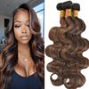 Dokksiiia 1B Ombre Bundles P1B/30 Body Wave Human Hair 8/10/12 Inch view 1