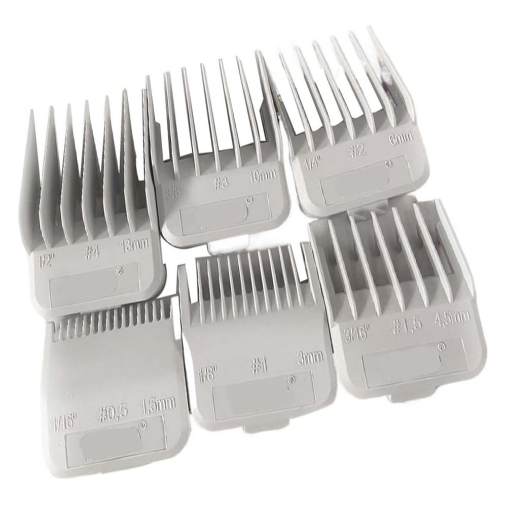 Hair Clipper Guards for Wahl for MRD, Barber Shop Cutting Guide Combs, Electric Clippers Accessory(White)
