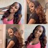 22 inch Brown Bundles Human Hair 1B30 Body Wave Human Hair Ombre Brown Body Bundles Wet And Wavy Unprocessed Brazilian Virgin Hiar Brown Body Wave Bundles view 2