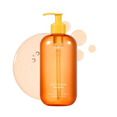 LA'DOR ACV Vinegar Shampoo for Oily Flaky Scalp & Hair, 17.91 Fl Oz