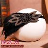 GORTIN Flapper Headband Feather 1920s Flapper Headpiece Roaring 20s Hair Accessories for Women (Black) view 2
