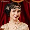 GORTIN Flapper Headband Feather 1920s Flapper Headpiece Roaring 20s Hair Accessories for Women (Black) view 3