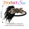 GORTIN Flapper Headband Feather 1920s Flapper Headpiece Roaring 20s Hair Accessories for Women (Black) view 4