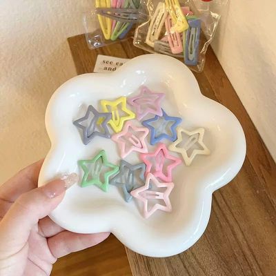 10 pc Hair Clips for Toddlers and Girls, Multicolor Non-Slip Barrettes, Lightweight Hair Accessories for Party and Everyday Use