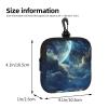 JWSDKNJ Small Neoprene Pouch, Mini Portable Makeup Bag With Carabiner Keychain Waterproof Travel Coin Purse Storage Bag Amazing Starry Sky Clutch Cosmetic Organizer For Women view 2