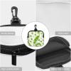 HETPLKD Small Neoprene Pouch, Mini Portable Makeup Bag With Carabiner Keychain Waterproof Travel Coin Purse Storage Bag Haricot Vert Clutch Cosmetic Organizer For Women view 4