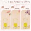 Teenyyou 12 Pack 50 ml Empty Square Perfume Bottles Refillable, Beech Lid view 4