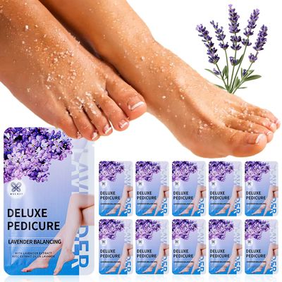 LUIFAC Foot Soak with Epsom Salt 12 Pack Pedicure Spa for Dry Feet