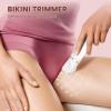 Bikini Trimmer for Women, Electric Razors Waterproof Cordless Rechargeable MAXGROOM 3 in 1 Pubic Hair Trimmer Women, LED Display, Electric Bikini Razor for Ladies Pubic, Body, Face, Legs (White) view 4