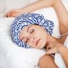 ARELIDCA Israel Flag Satin Bonnet for Sleeping Women Double Layer Hair Wrap with Adjustable Tie Band view 2