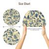 ARELIDCA Yellow and Blue Honey Bees Satin Bonnet for Sleeping Women Double Layer Hair Wrap with Adjustable Tie Band view 3