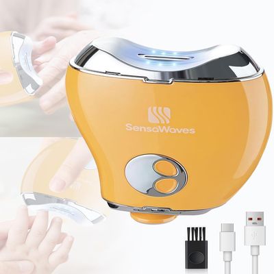 Electric Nail Clipper with Nail File, Rechargeable Automatic Fingernail Clipper with Nail Debris Storage & 3 Speed Settings, Electric Nail Trimmer with LED Display for Adults, Kids