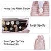 EMBRUNIOICE Gingham Makeup Bag, Khaki view 3
