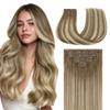 GOO GOO Seamless Clip in Hair Extensions Real Human Hair Remy Extensions view 1