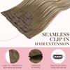 GOO GOO Seamless Clip in Hair Extensions Real Human Hair Remy Extensions view 3