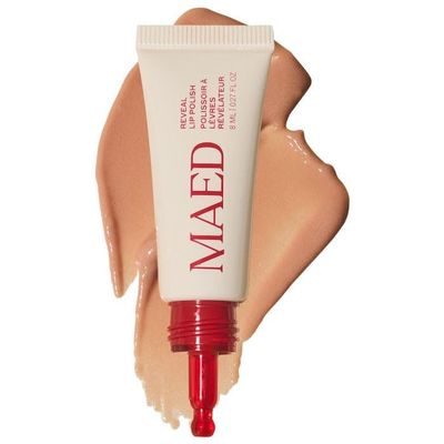 Reveal Exfoliating Lip Polish - Gentle Sugar Scrub for Soft, Smooth, Hydrated Lips with Natural Exfoliation, Nourishing Care, Travel-Friendly Design - Color: Neutral (Transparent Tint)