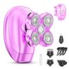 Electric Razors for Women, Waterproof Wet/Dry Womens Electric Razor, Replacement Heads Womens Face Shavers for Legs, Arms, Bikini, Lips, Underarms (Purple) view 1
