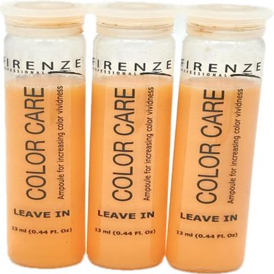 Firenze Professional Color Care Ampoules for increaing color vividness (leave in) Lotion 3 Single vials x 13ml
