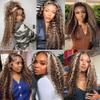 P4/613 Human Hair Curly Bundles 18 20 22 Inch Highlight Kinky Curly Bundles Blonde Mix Dark Brown Unprocessed Brazilian Remy Hair Extensions Ombre Bundle For Black Women view 2