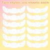 12pcs Face Temporary Tattoo Stickers, Sparkle Freckles Makeup Patches Shiny Star Dot Face Tattoo Jewelry for Women Rave Concert Festival Party Supplies Accessories (Holographic, 2 Styles) view 3