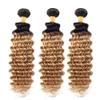 SQYKELIL 1B/27 Human Hair Bundles Ombre Deep Wave Bundles 18 20 22 Inch view 3