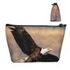 AKDODK Flying Eagle Print Large Capacity Travel Makeup Bag,Suitable For Daily Commutes And Beach Trips. view 4