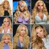 SQYKELIL Honey Blonde Body Wave Bundles 18 20 22 In #27 Human Hair Bundles view 2