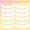 12pcs Face Temporary Tattoo Stickers, Sparkle Freckles Makeup Patches Shiny Star Dot Face Tattoo Jewelry for Women Rave Concert Festival Party Supplies Accessories (Gold, 6 Styles) view 3