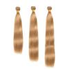 Honey Blonde Bundles Straight Human Hair 26 28 30 Inch Color 27 Straight Bundles Double Weft Unprocessed Brazilian Virgin Remy Hair Extensions Color #27 Bundle For Women view 3