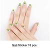 Bathtub Gator Nail Art Stickers, 10 Sheets Waterproof Full Cover Nail Decals, Self-Adhesive Nail Wraps for Women Personalized Cute Designs Nail Accessories for Party & Daily Wear view 2