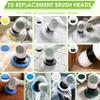 Cordless Electric Spin Scrubber with 10 Replaceable Heads and Long Handle view 3