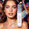 Body Glitter Stick, Red White Blue Body Glitter Stick, 4th of July Patriotic Face Hair Glitters with Chunky Sequins, Makeup for Independence Day, Soccer Football Game,Festival,Party,Women Kids(Blue) view 2