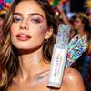 Body Glitter Stick, Red White Blue Body Glitter Stick, 4th of July Patriotic Face Hair Glitters with Chunky Sequins, Makeup for Independence Day, Soccer Football Game,Festival,Party,Women Kids(Blue) view 3