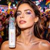Body Glitter Stick, Red White Blue Body Glitter Stick, 4th of July Patriotic Face Hair Glitters with Chunky Sequins, Makeup for Independence Day, Soccer Football Game,Festival,Party,Women Kids(Blue) view 4